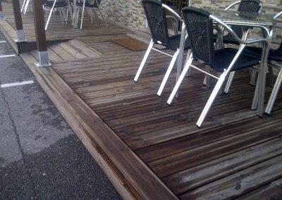tarima madera exterior